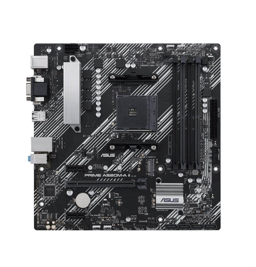 Asus Prime A520M-A II AMD AM4 microATX Motherboard