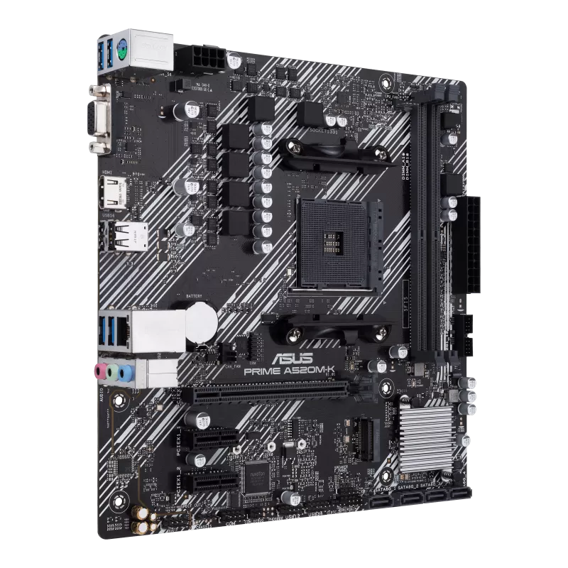 Asus Prime A520M-K/CSM AMD AM4 microATX Motherboard