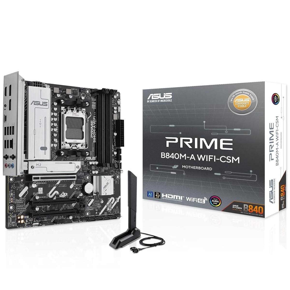 Asus Prime B840M-A WiFi-CSM DDR5 Motherboard