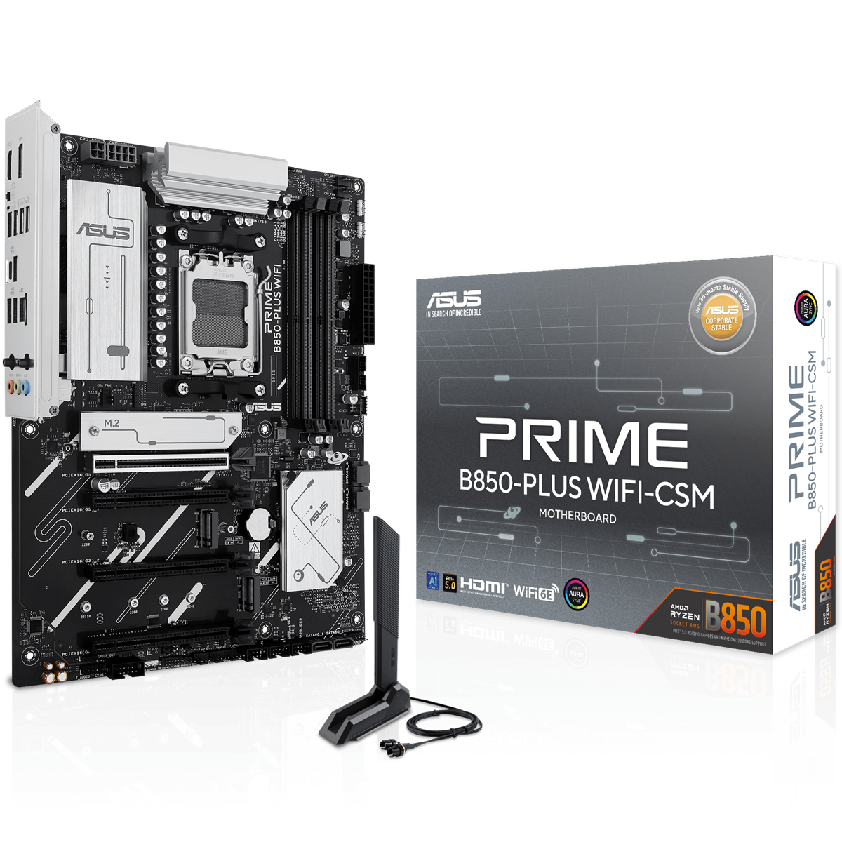 Asus Prime B850-Plus Wifi-CSM AMD AM5 B850 ATX Motherboard