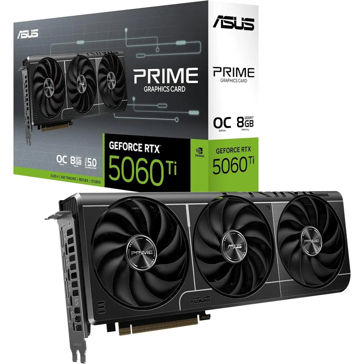 Asus Prime RTX 5060 Ti 8GB GDDR7 OC Edition Graphics Card