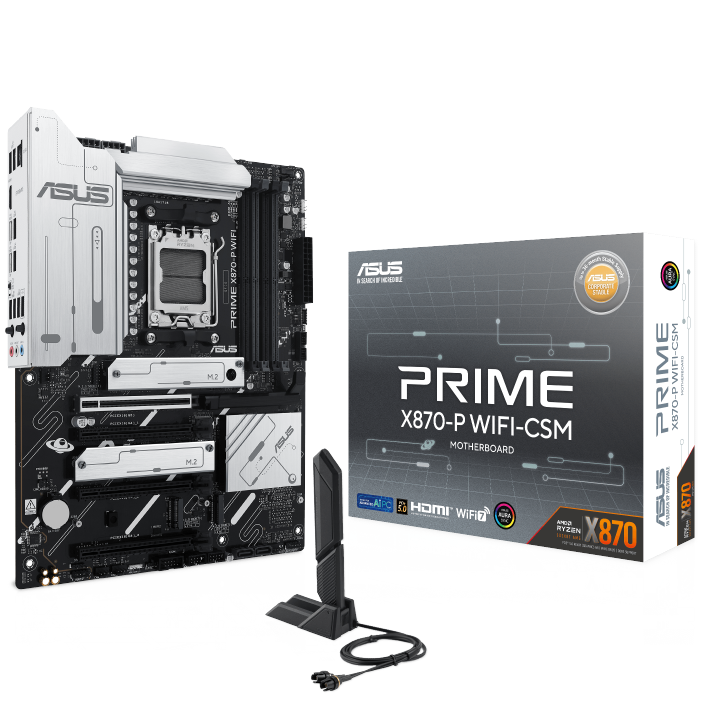 Asus Prime X870-P Wifi-CSM DDR5 AMD AM5 ATX Motherboard