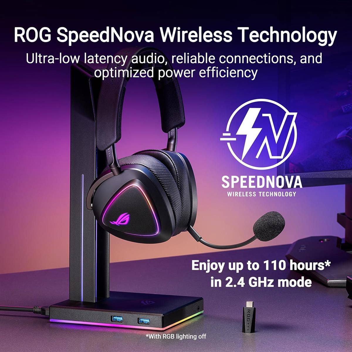 Asus Rog Delta II Wireless Gaming Headset - Black - PakByte Computers  
