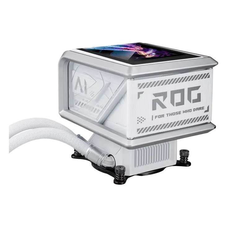 Asus Rog Ryuo IV SLC 360 ARGB Liquid CPU Cooler - White