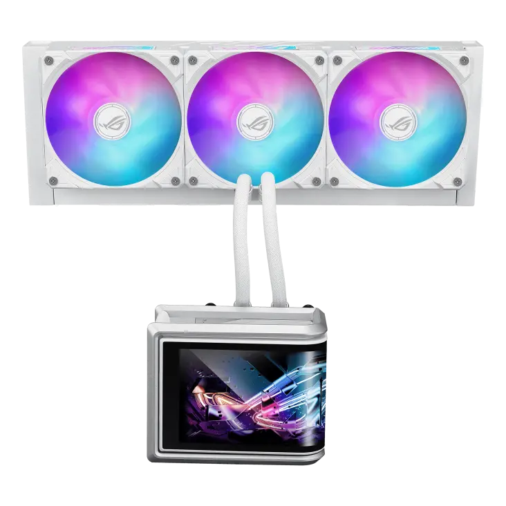 Asus Rog Ryuo IV SLC 360 ARGB Liquid CPU Cooler - White