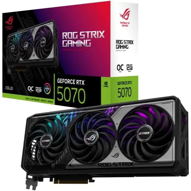 Asus Rog Strix GeForce RTX 5070 OC Edition 12GB GDDR7 Graphics Card