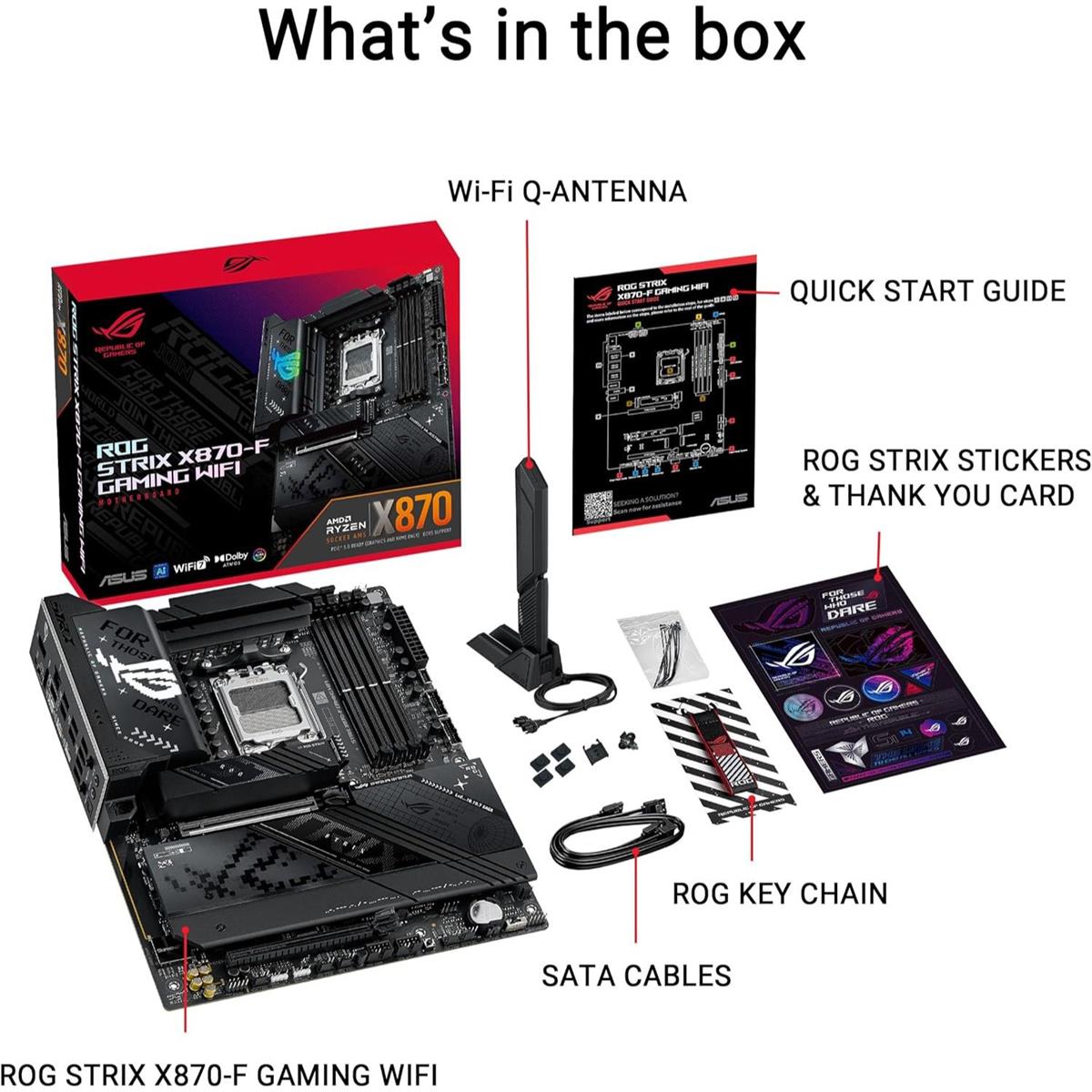 Asus Rog Strix X870-F Gaming WIFI AM5 ATX Motherboard