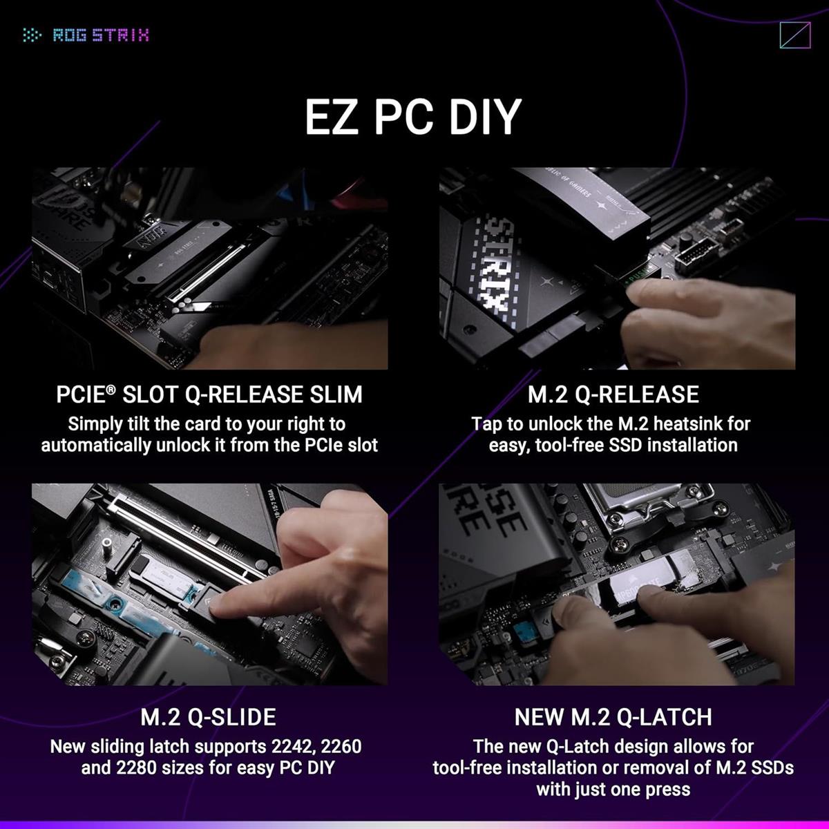 Asus Rog Strix X870E-E Gaming Wifi DDR5 AMD AM5 X870 ATX Motherboard