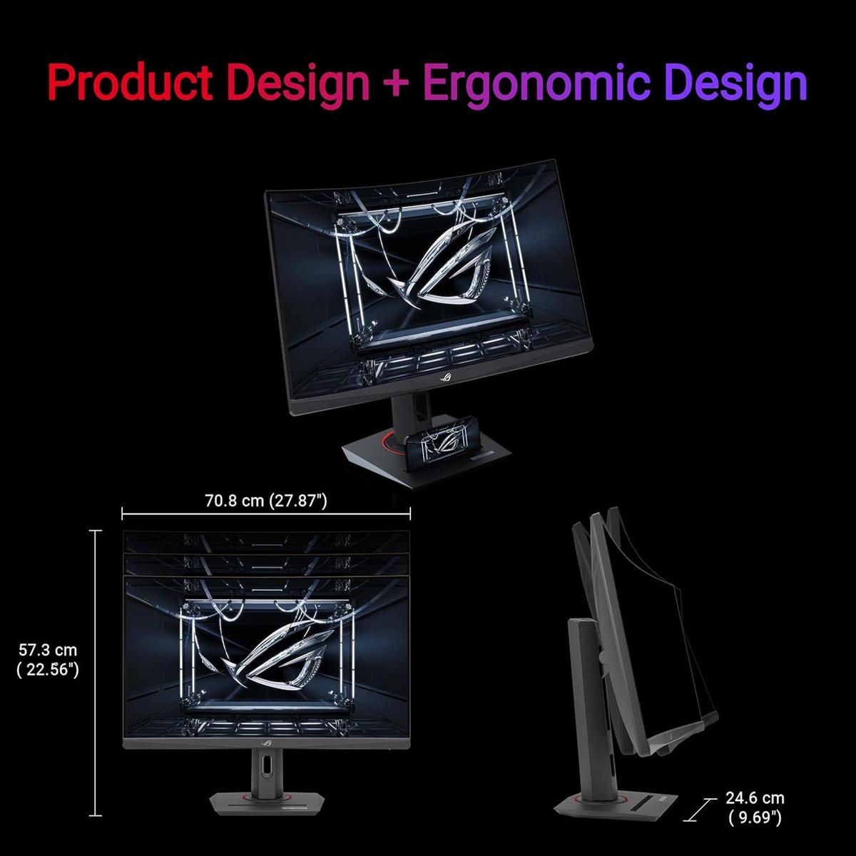 Asus Rog Strix XG32WCMS - 280Hz 2K 1440p WQHD VA 32" Type-C Curved Gaming Monitor