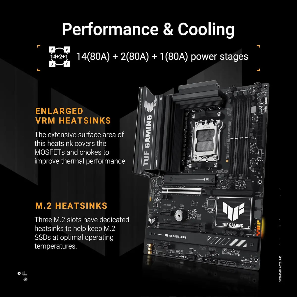 Asus Tuf Gaming B850-Plus Wifi AMD AM5 ATX Motherboard