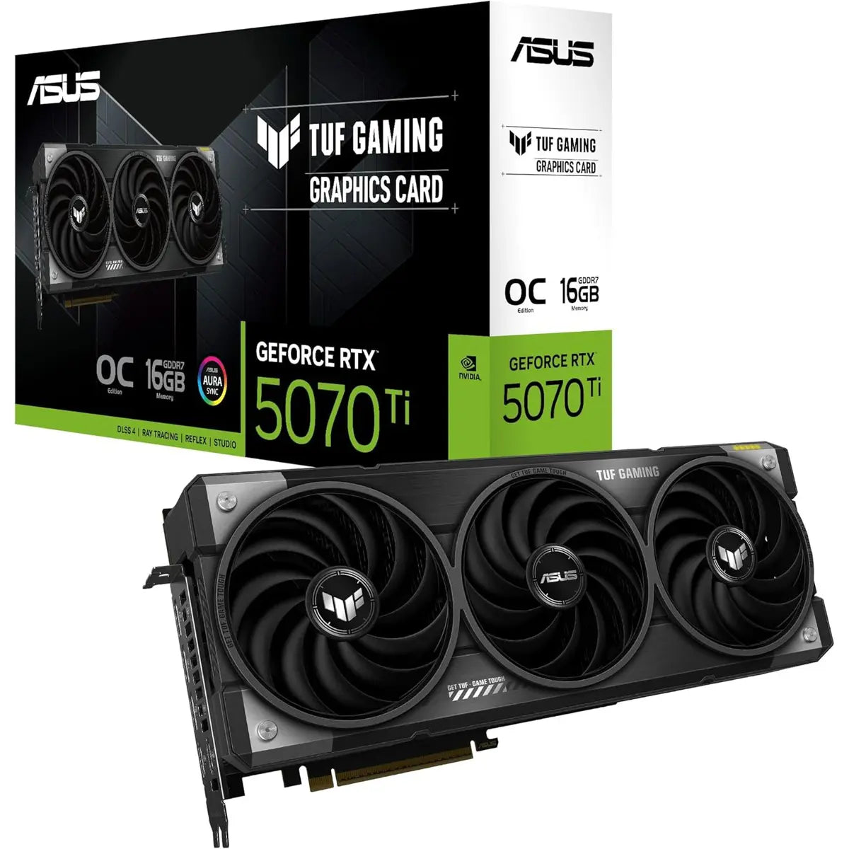 Asus Tuf Gaming RTX 5070 Ti 16GB GDDR7 OC Edition Gaming Graphics Card