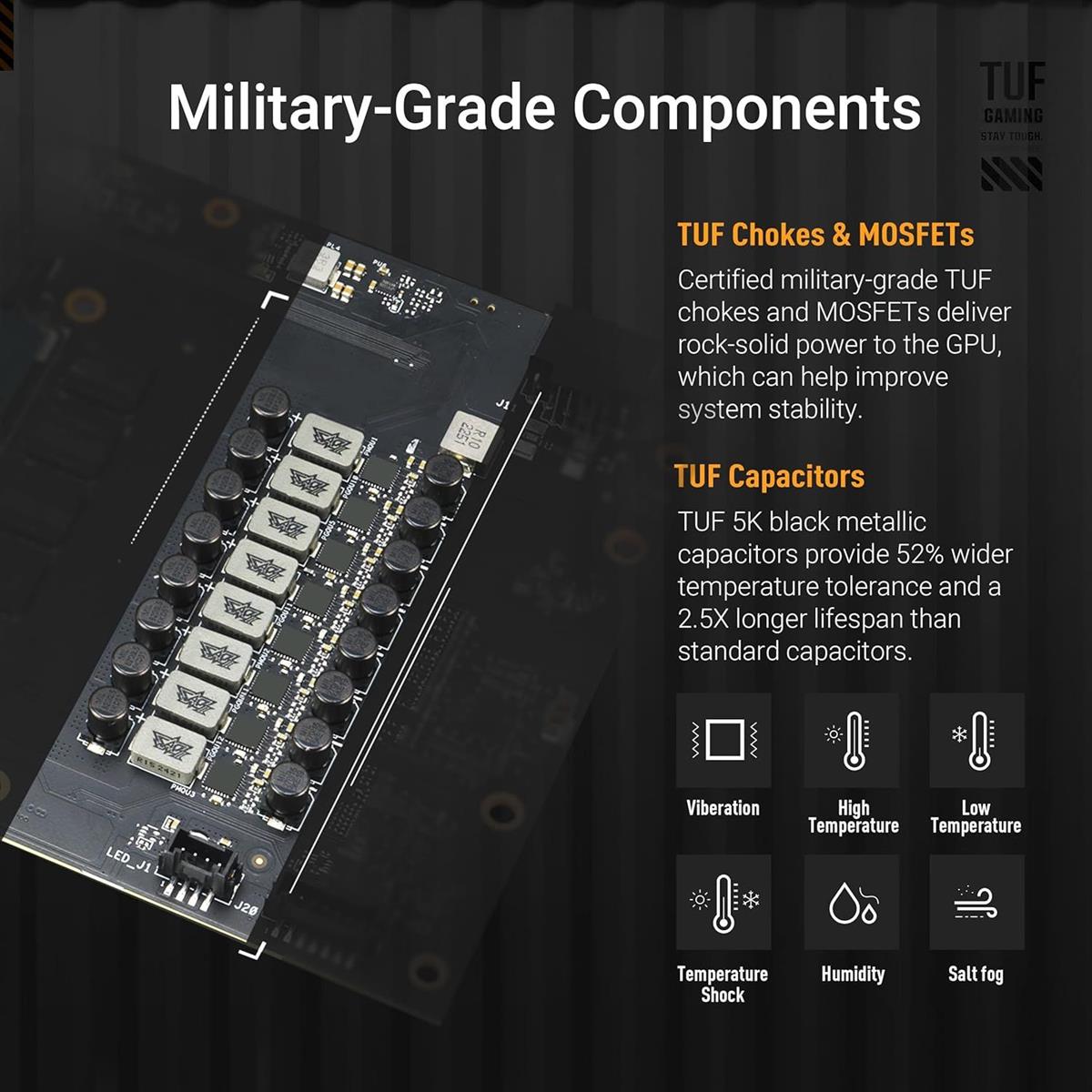 Asus Tuf Gaming GeForce RTX 5080 16GB GDDR7 OC Edition Gaming Graphics Card