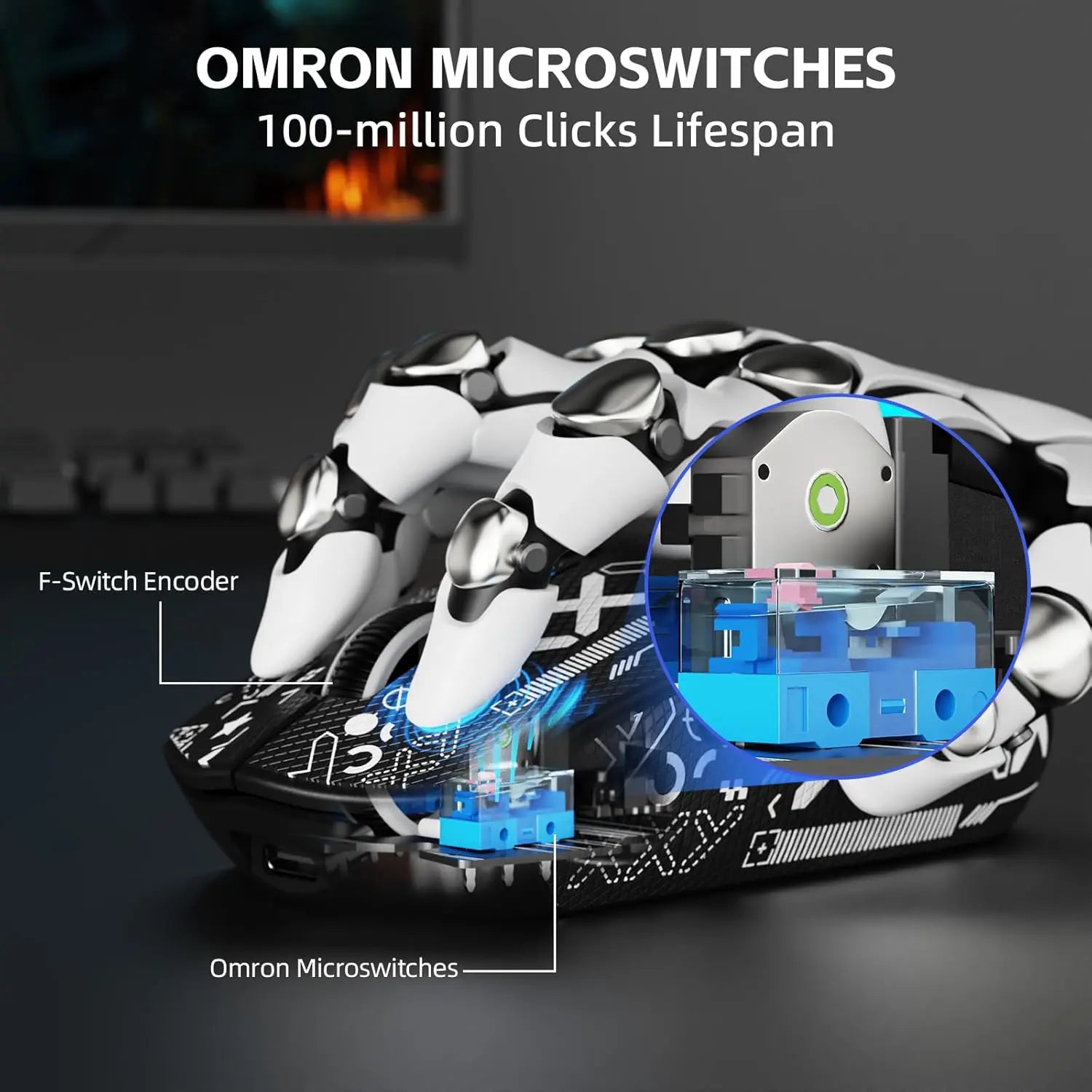 Attack Shark G3 Pro Wireless Gaming Mouse with Charging Dock - Black - PakByte Computers  