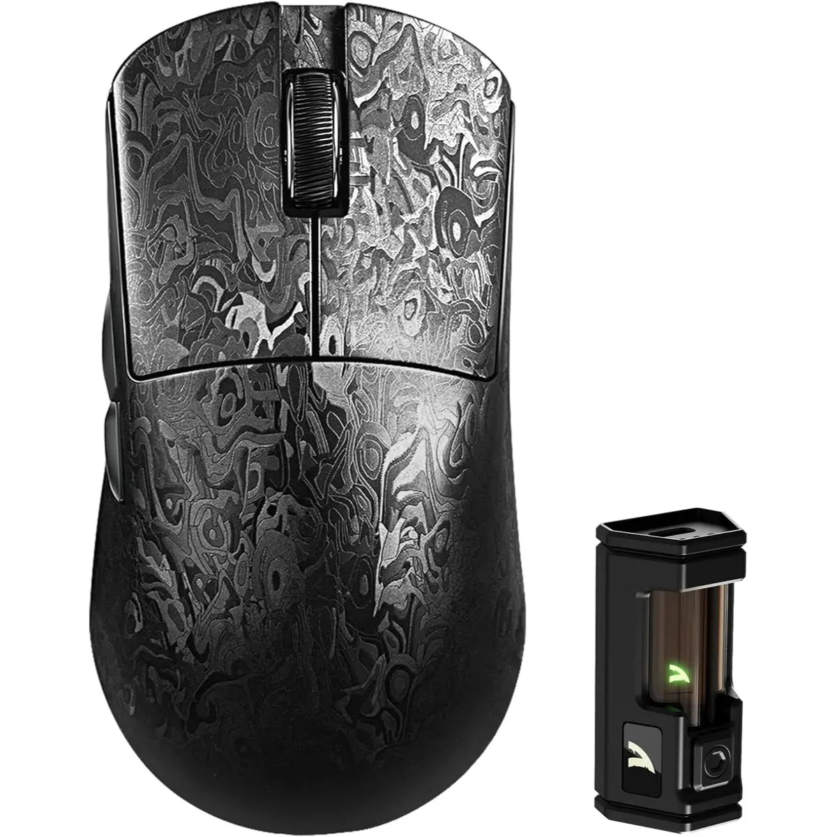 Attack Shark R11 Ultra 8K Carbon Fiber Wireless Gaming Mouse - Black Ink