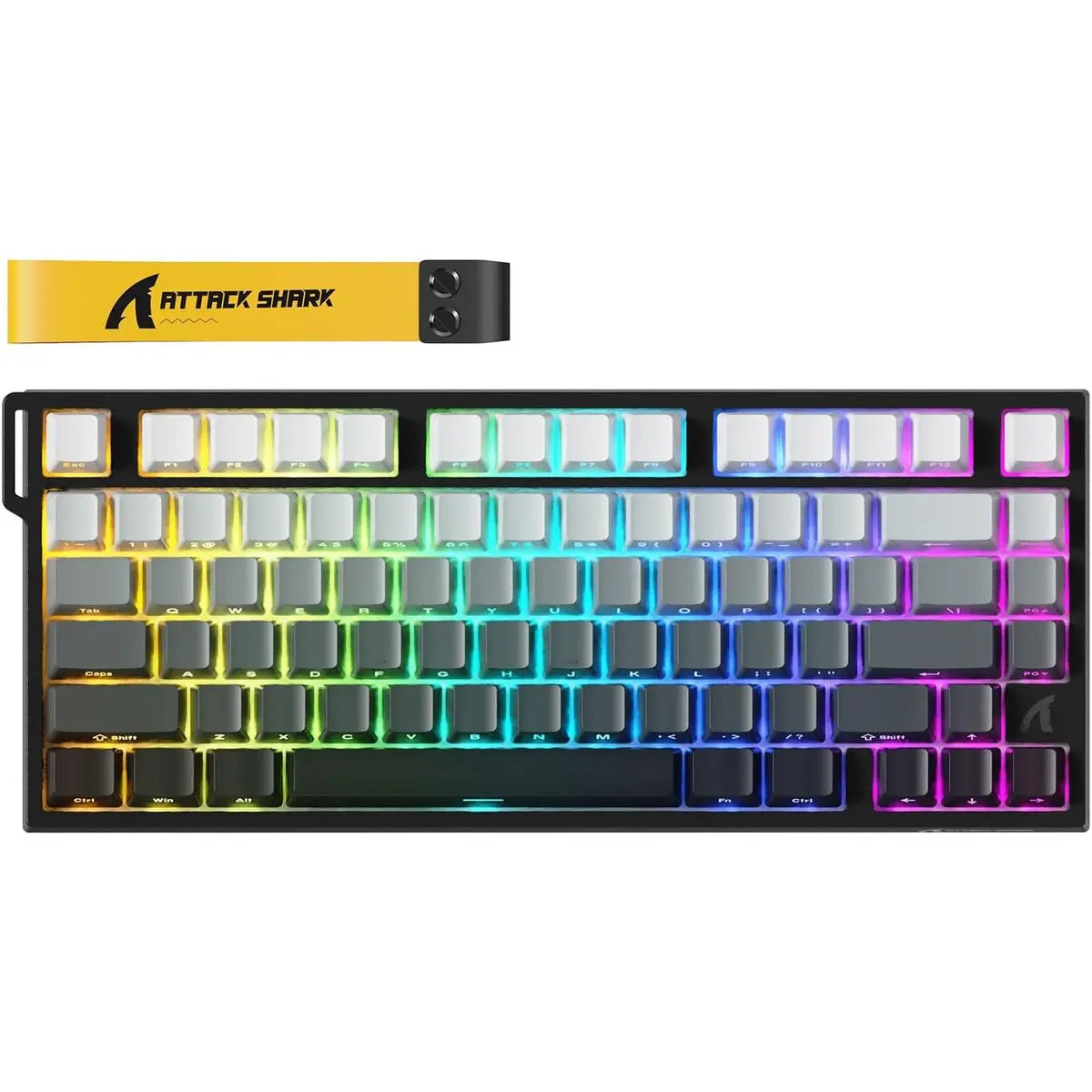 Attack Shark R82 HE Rapid Trigger Wired Mechanical Gaming Keyboard - Moonlight