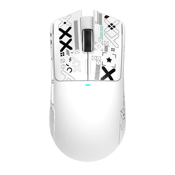 Attack Shark X1 Wireless Gaming Mouse with RGB Charging Dock - White