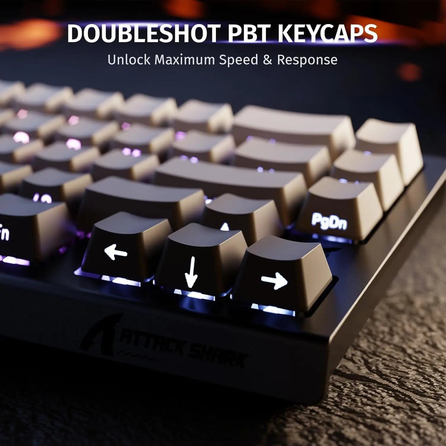 Attack Shark X68 HE 60% Wired Gaming Keyboard - Moonlight - PakByte Computers  