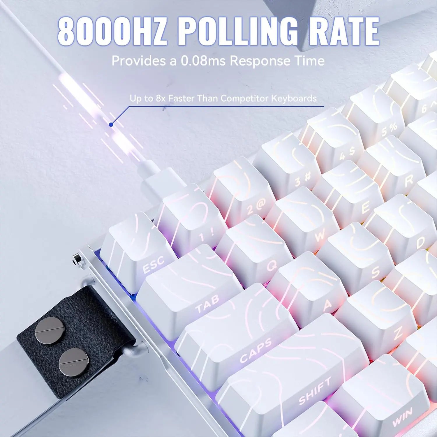 Attack Shark X68 HE Max TKL Gaming Keyboard - White - PakByte Computers  