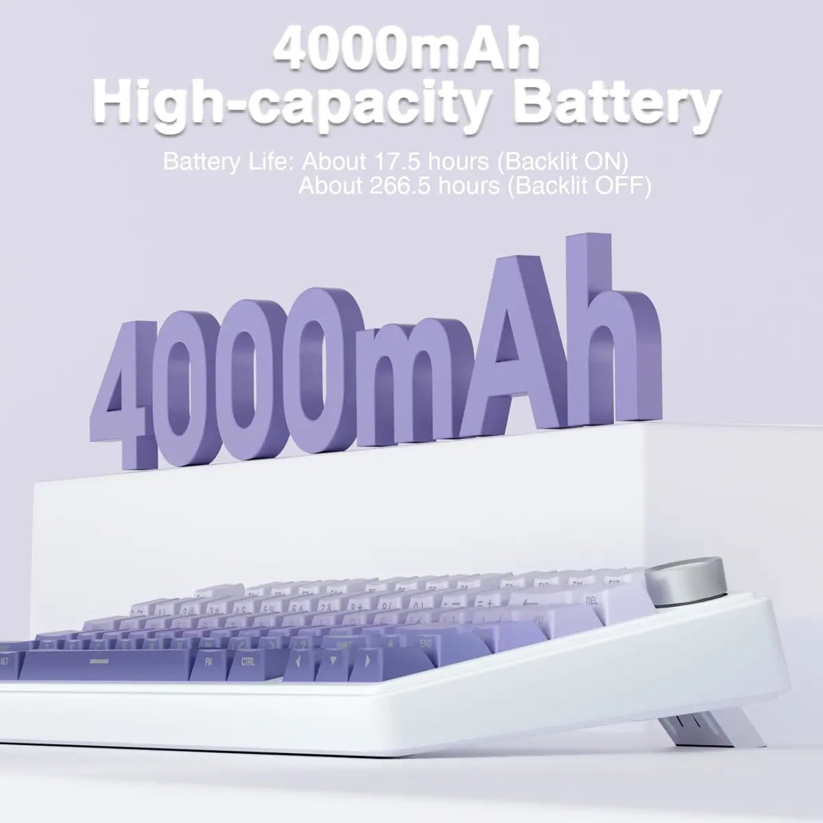 Aula F75 Mechanical Keyboard Gaming - Gradient Purple - Star Vector Switches