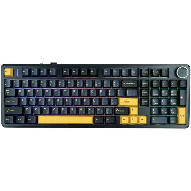 Aula F99 PRO Wireless Gaming Hot Swappable Creamy Keyboard - Thunder Black