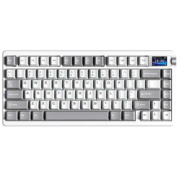 Aula Nova75 Mechanical Gaming Keyboard - White/Gray Caramel Latte Switch