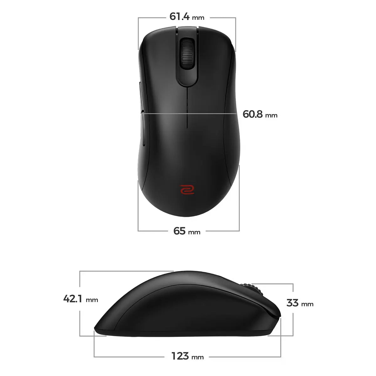 BenQ Zowie EC2-DW 4K Enhanced Receiver Wireless Mouse - Black - PakByte Computers  