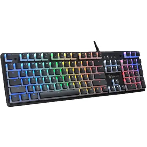 Bloody S520N Mechanical Gaming Keyboard – Red Switches – Pudding Black - PakByte Computers  