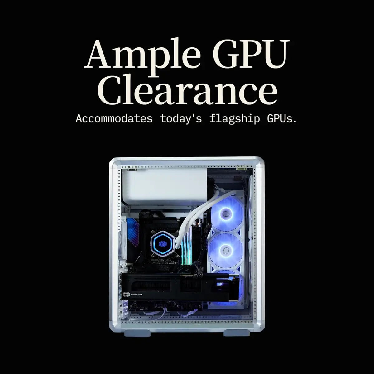 Cooler Master MasterFrame 500 Mesh ARGB PC Case - Silver - PakByte Computers  