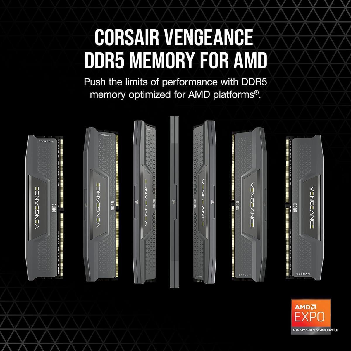 Corsair Vengeance 16GB (2x8GB) 5200MHz C40 DDR5 DRAM Memory Kit - CMK16GX5M2B5200Z40 - PakByte  