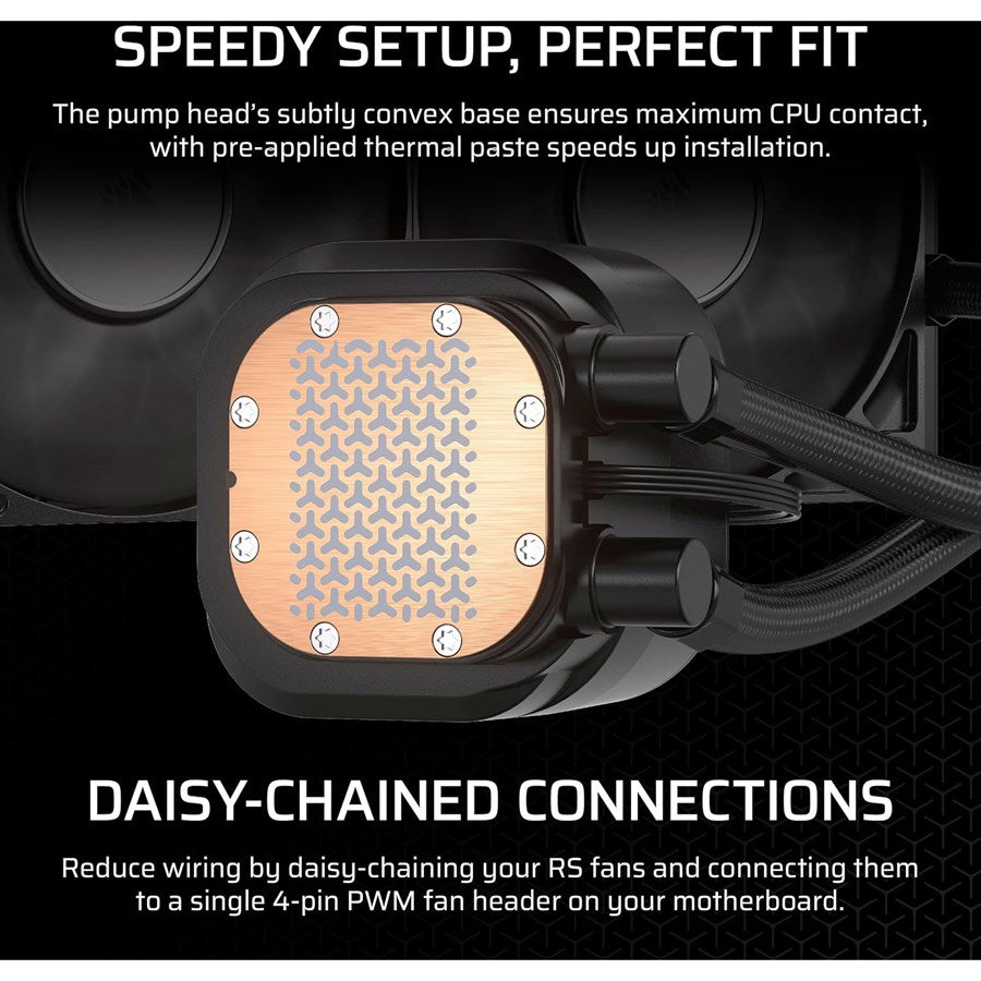 CORSAIR Nautilus 240 RS Liquid CPU Cooler – 240mm AIO - Black - CW-9060088-WW - PakByte  