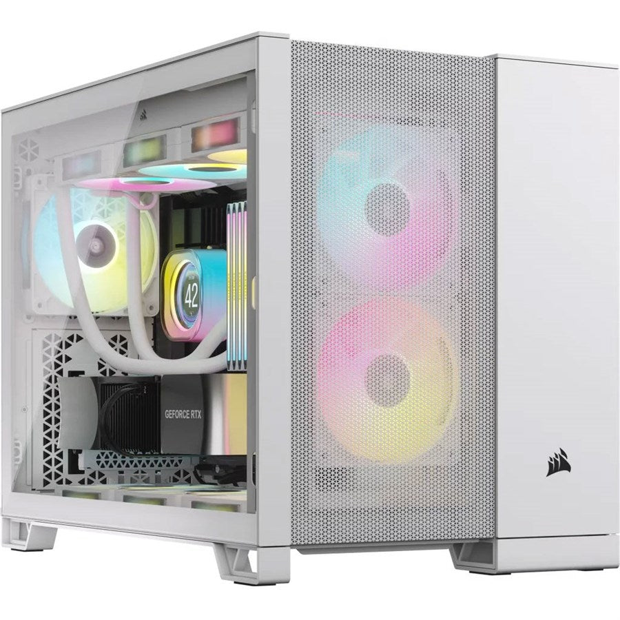 Corsair 2500D AIRFLOW Mid-Tower Dual Chamber PC Case - White - PakByte  