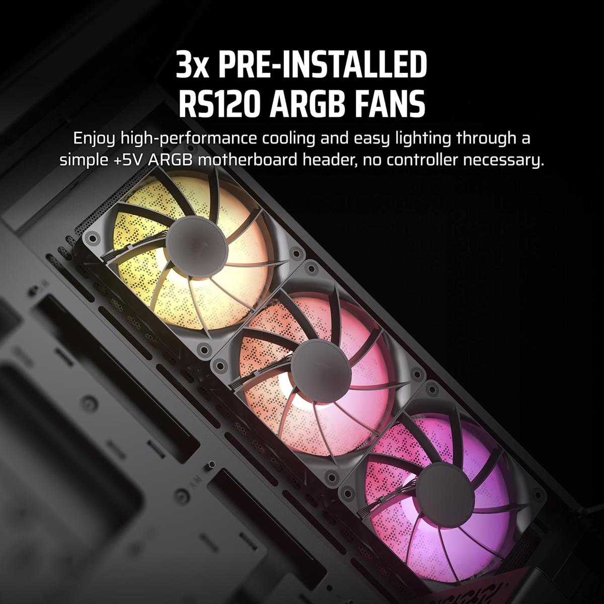 Corsair 3500X ARGB Mid-Tower ATX PC Case – Black - PakByte  