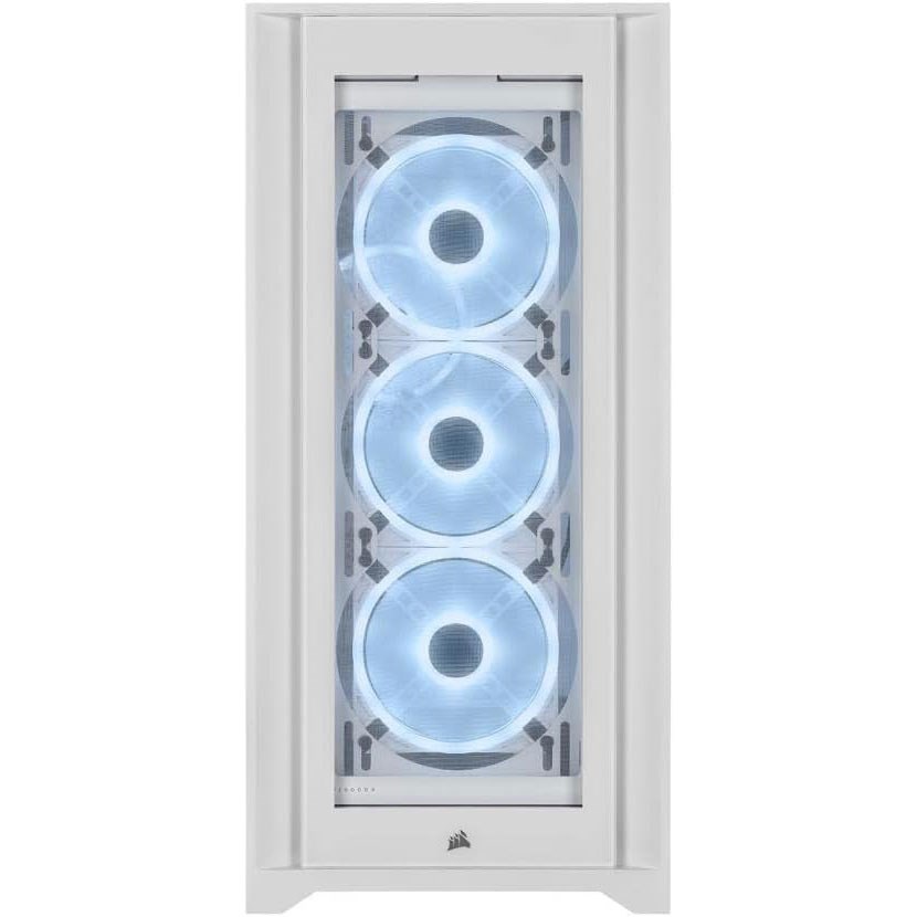 Corsair iCUE 5000X RGB QL Edition Tempered Glass Mid-Tower Smart Case | True White - PakByte  