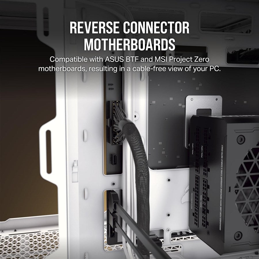 Corsair 6500D AIRFLOW Mid-Tower Dual Chamber PC Case - Black - PakByte  