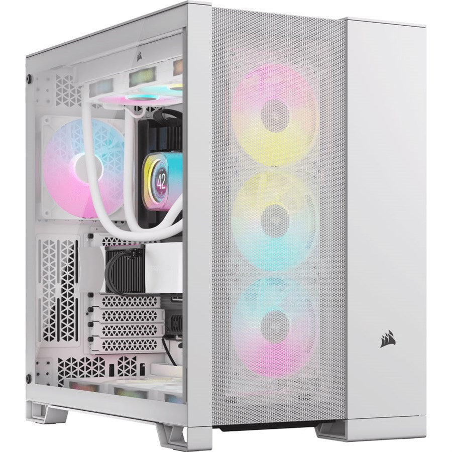 Corsair 6500D AIRFLOW Mid-Tower Dual Chamber PC Case - White - CC-9011260-WW - PakByte  