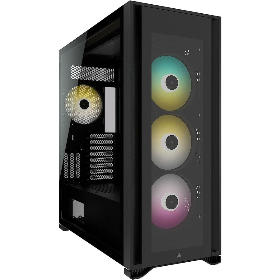 Corsair iCUE 7000X RGB Tempered Glass Full-Tower ATX PC Case — Black - PakByte  