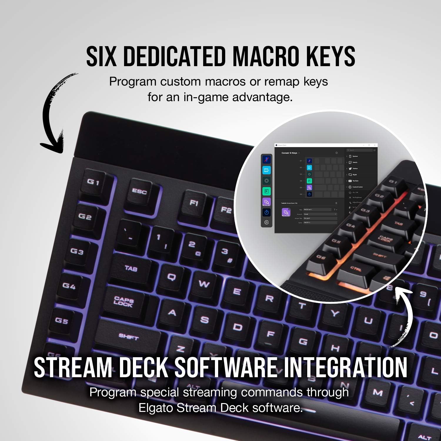 Corsair K55 RGB Gaming Keyboard - Black - PakByte Computers  