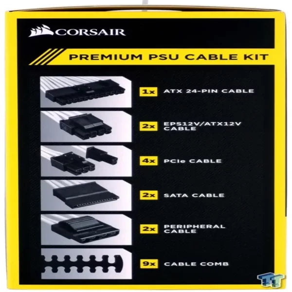 Corsair Premium Individually Sleeved PSU Cables Pro Kit - PakByte Computers  