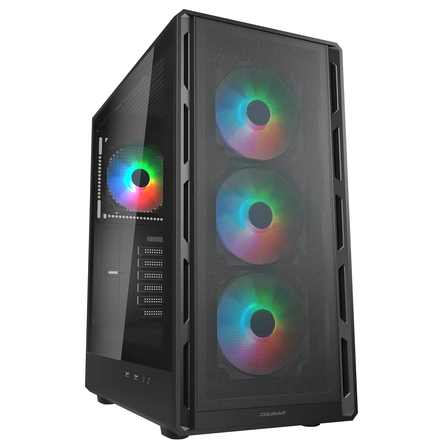 Cougar Airface Pure RGB Mid Tower PC Case - Black