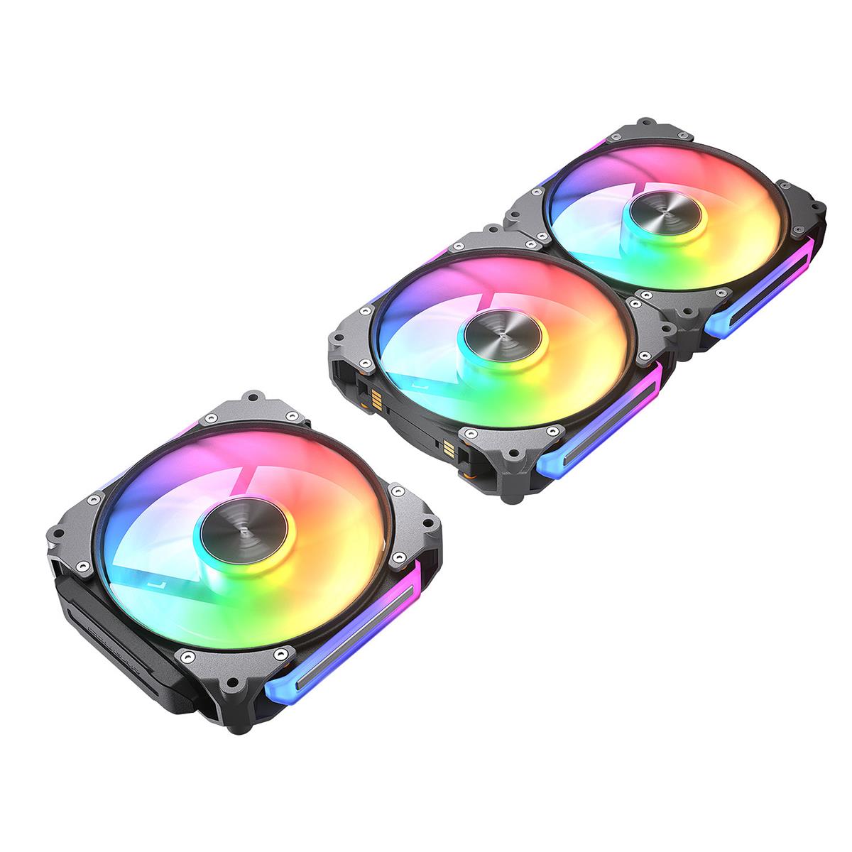Cougar APOLAR 120 ARGB Forward Blade Fan 3 Fan Pack - Black