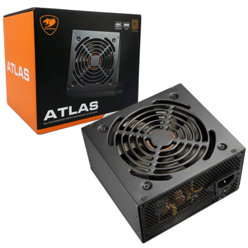 COUGAR ATLAS 750W 80 PLUS Bronze Power Supply - Black - PakByte Computers  
