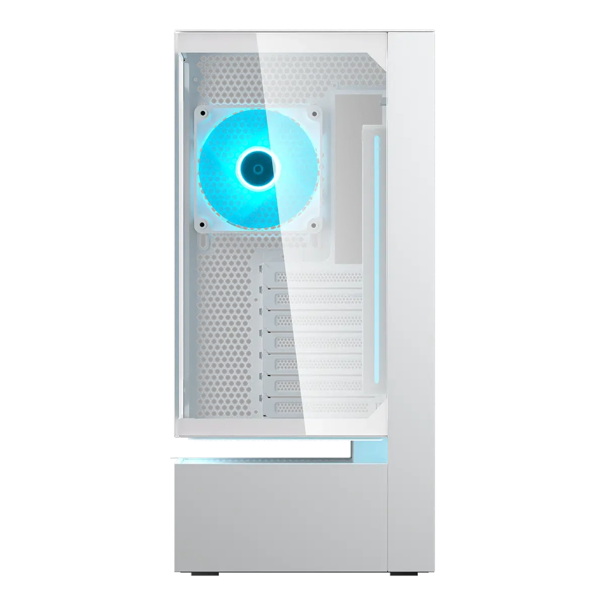 Cougar CFV235 RGB Free-Floating Mid-Tower ATX Gaming Case - White