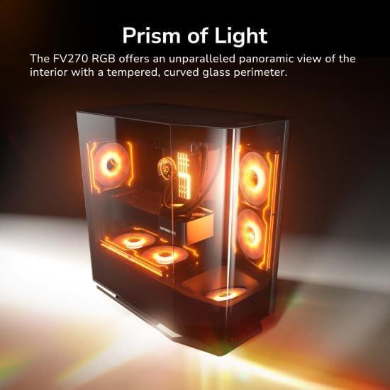 Cougar FV270 RGB MidTower E-ATX Case - Black - PakByte Computers  