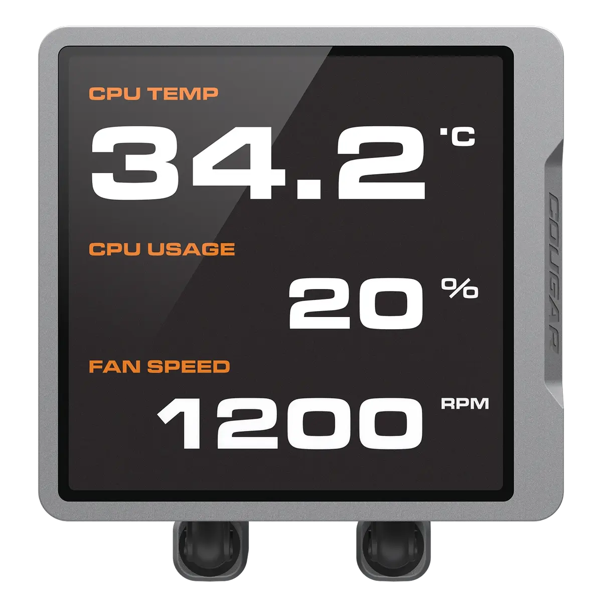 Cougar Poseidon Vistek Pro ARGB 3.95-inch IPS LCD 360mm Liquid CPU Cooler - Black
