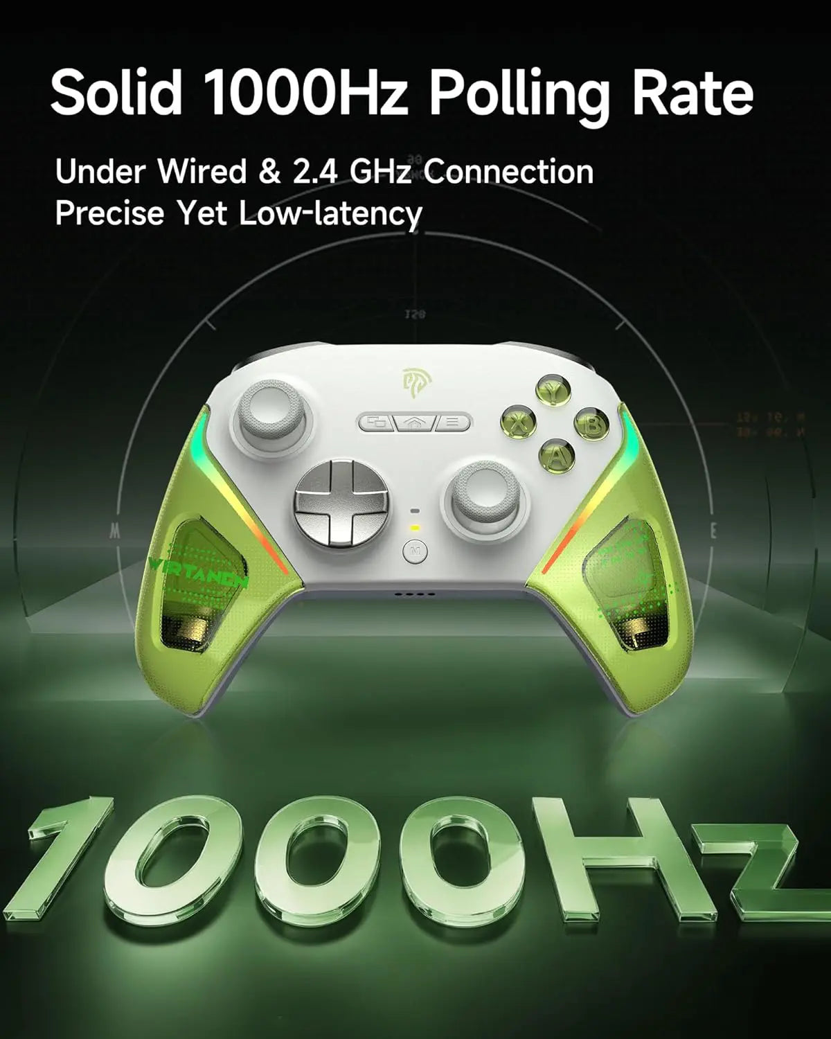 EasySMX D10 Wireless Gamepad Pro PC Controller - Wirtanen Green