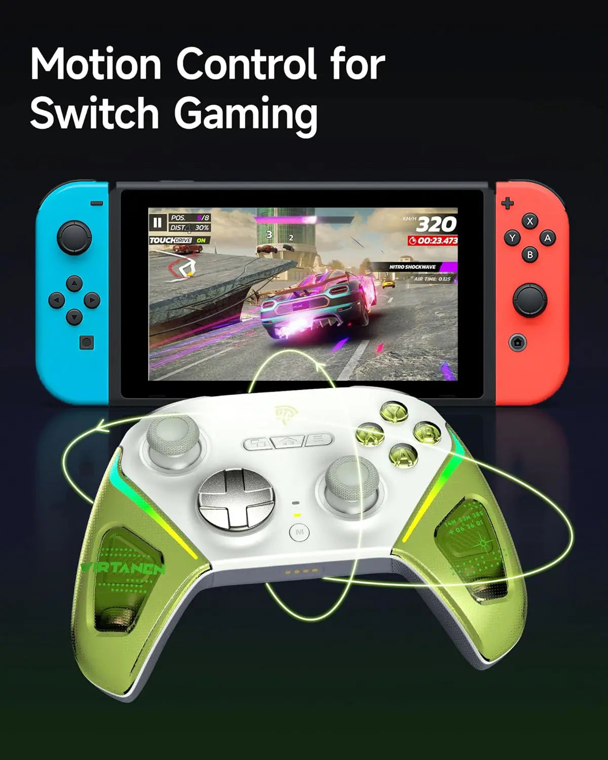 EasySMX D10 Wireless Gamepad Pro PC Controller - Wirtanen Green