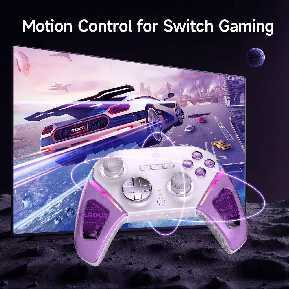 EasySMX D10 Wireless Gamepad Pro PC Controller - Farout Purple