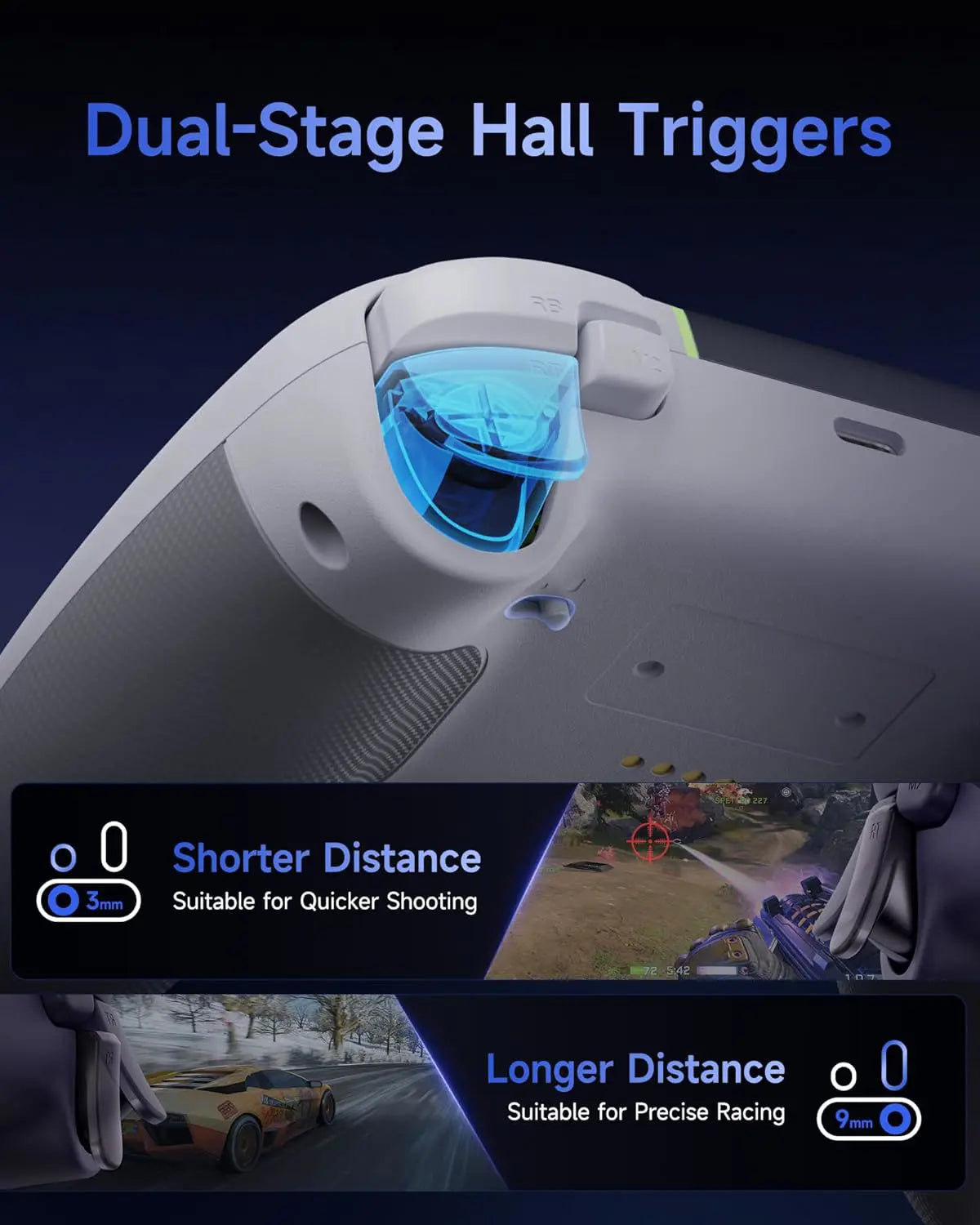 EasySMX X05 Pro Wireless PC Controller - White