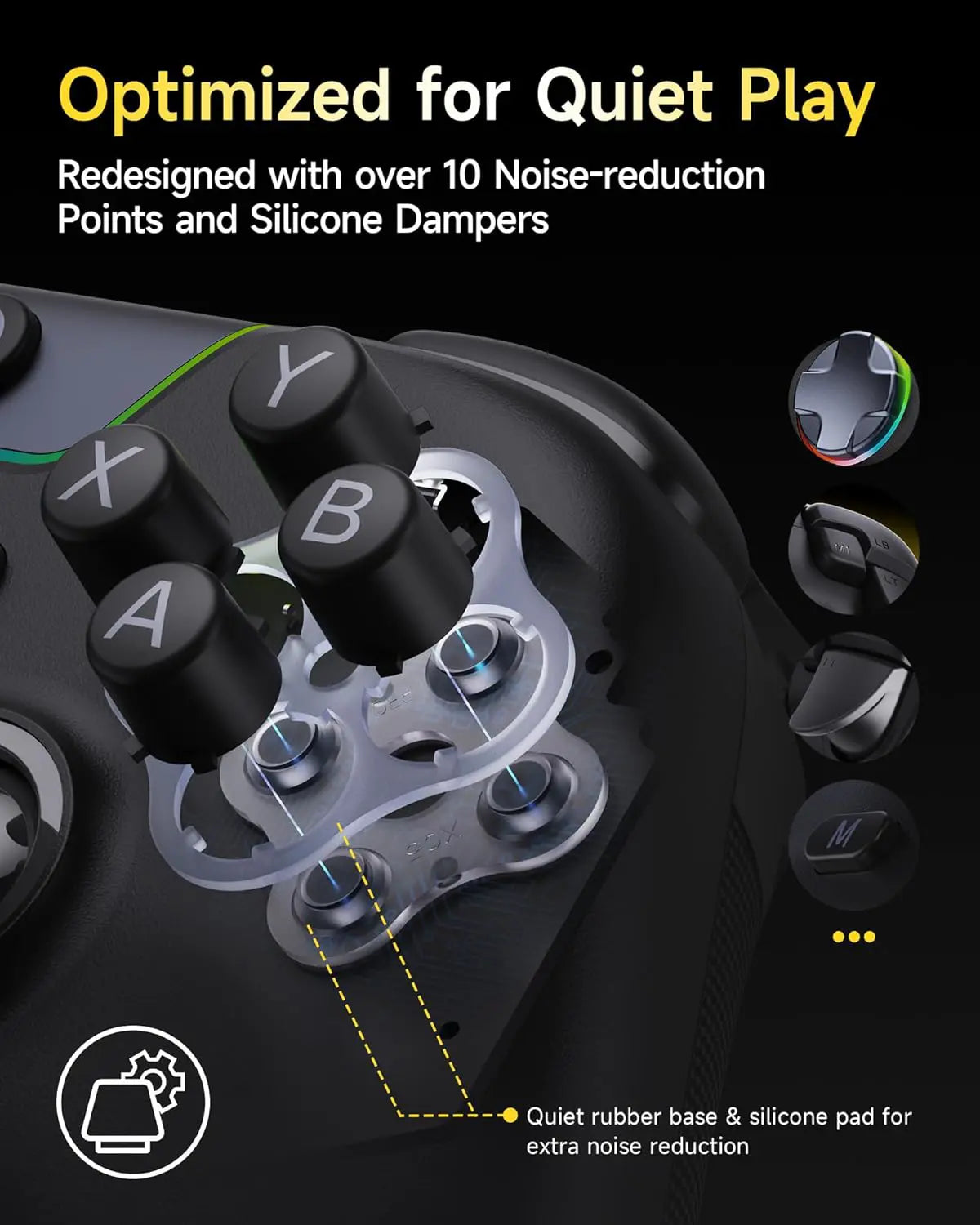 EasySMX X05 Pro Wireless PC Controller - Black