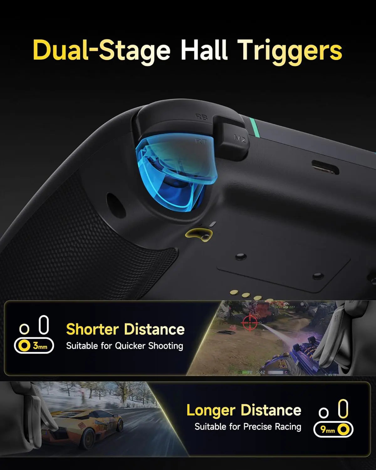 EasySMX X05 Pro Wireless PC Controller - Black